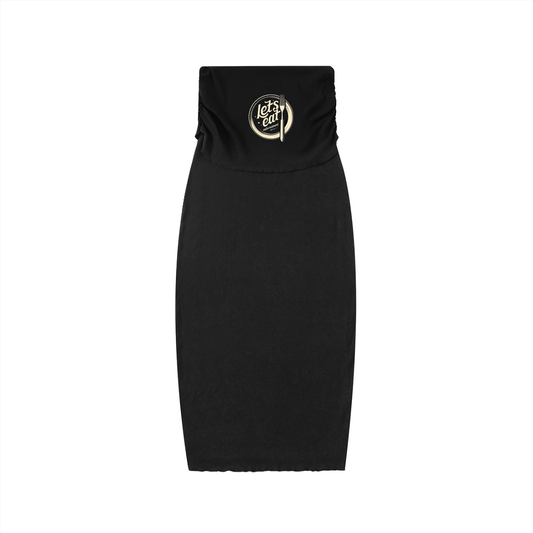 Dyed Washed Straight Hip-Hugging Slim Maxi Skirt